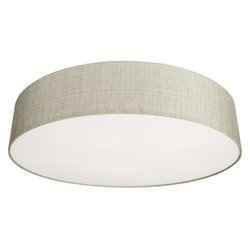 Lampa sufitowa plafon z abażurem TURDA VII szary/srebrny śr. 78cm 8960