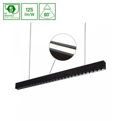 ALLDAY INSPIRE TWO SIDES DARK LIGHT 50st CZARNY 930 47W 230V 1120mm CZARNY PUSH-DIM