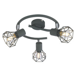 Lampa sufitowa VERVE spirala 98-60990 matowy szary 3xE14