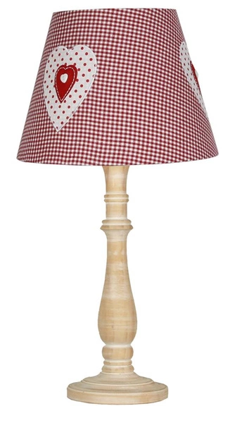 Lampa stołowa/nocna SWEET 41-64196 różowo-biała 1x40W E14