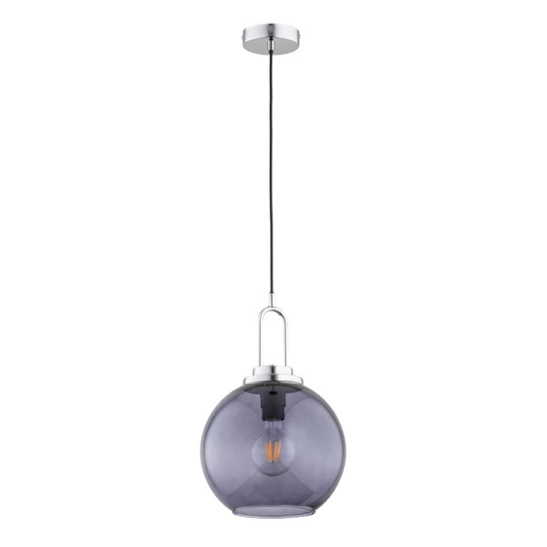 Lampa wisząca do salonu SEPTUM E27 wys. 90cm | chrom