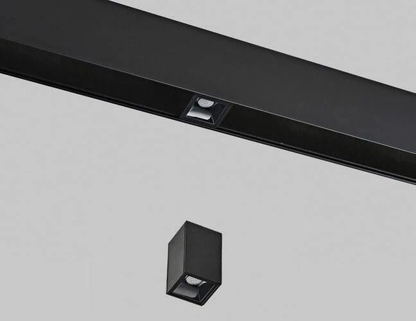 Reflektor STAR 1 do szyny MAGNETIC, LIGHT PRESTIGE, czarny, 1x1W LED, barwa ciepła 3000K