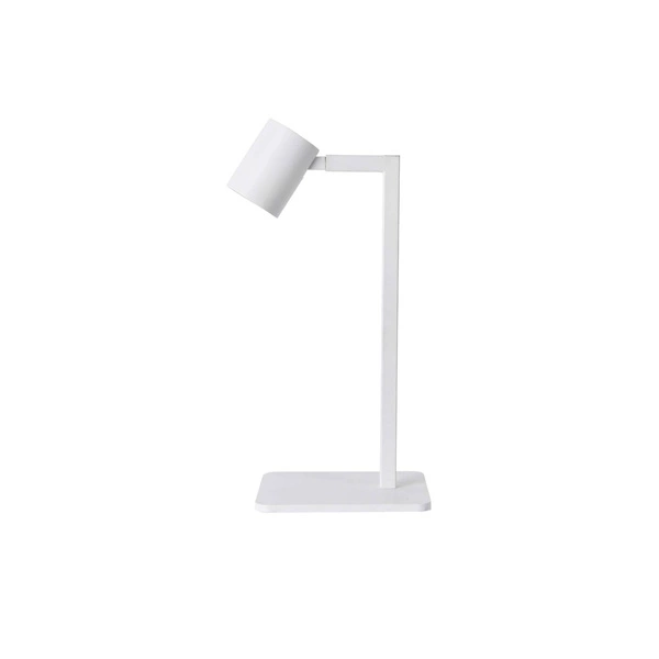 Lampa biurkowa Snow, biała, 1x50W GU10