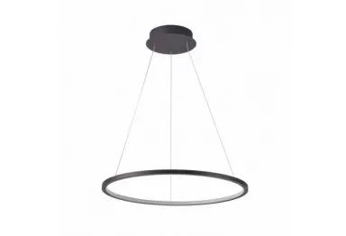 Lampa wisząca Italux Vinola 80cm 48W LED barwa zmienna | czarny