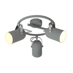 Lampa sufitowa GRAY spirala, 3xE14, szara, 98-66497