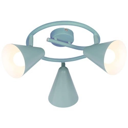 Nowoczesna lampa sufitowa AMOR spirala 98-63359 szary mat 3xE14