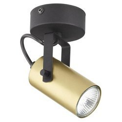 Nowoczesna lampa sufitowa REDO 2793 czarno-złota 1xGU10