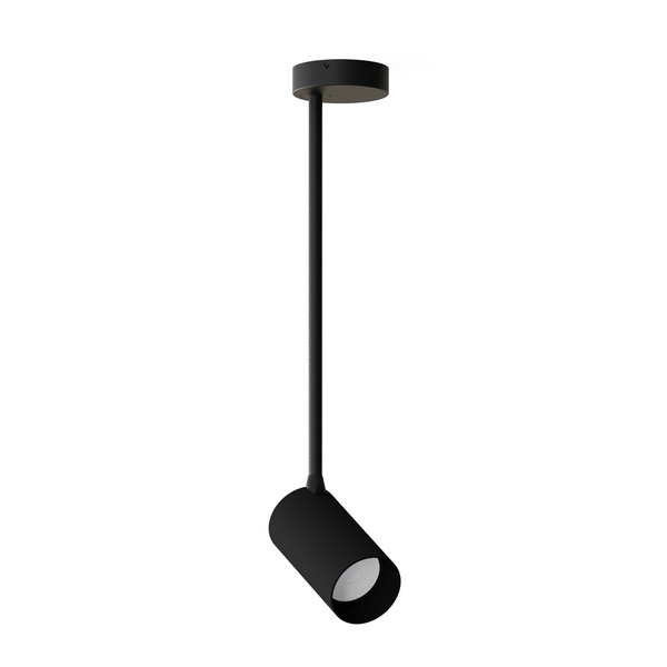 Lampa punktowa natynkowa MONO LONG M wys. 36cm GU10 | czarny