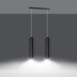 Lampa wisząca Emibig LUNA 2 Czarny 956/2
