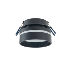 Lampa podtynkowa MLJET szer. 8cm GU10 | czarny 10493