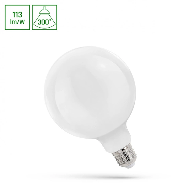 Żarówka LED GLOB G125 E-27 230V 11W COG WW WHITE SPECTRUM