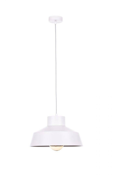 Lampa wisząca 1xE27 MOON WHITE