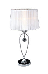 Lampka biurkowa Vivien śr. 30cm E14 | biały