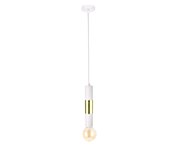 Lampa wisząca 1xE27 MAGNUM BULB WHITE/GOLD