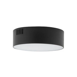 Plafon LID ROUND LED 11cm 15W barwa ciepła 3000K | czarny 10406