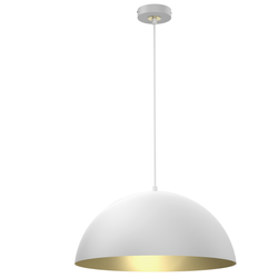 Lampa wisząca BETA, MLP7974, 45 cm, biały/złoty, 1x60W E27