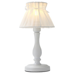 Lampa stołowa/nocna ZEFIR 41-73815 biała 1x40W E27