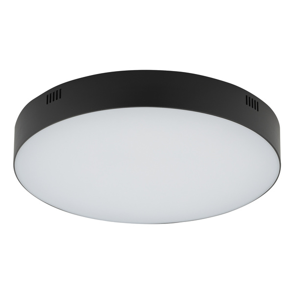 Plafon LID ROUND LED 30cm 50W barwa ciepła 3000K | czarny