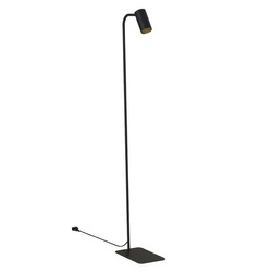 Lampa podłogowa MONO 120cm GU10 | czarny/złoty