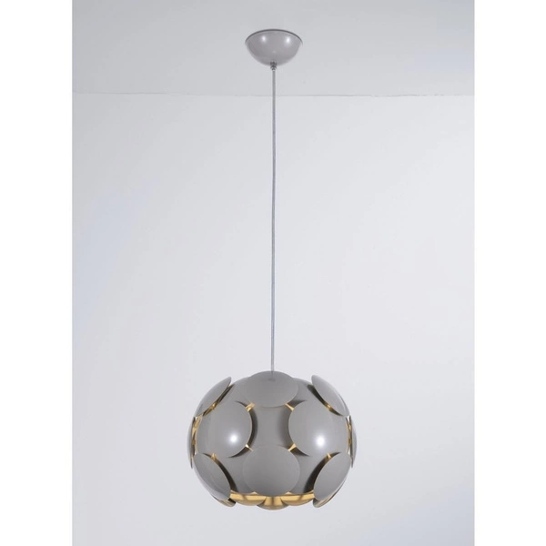 Lampa wisząca Santina śr. 31cm E27 | szary