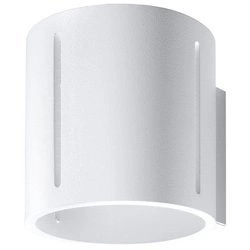 Kinkiet Sollux INEZ Aluminium, Biały G9 40W,  SL.0352