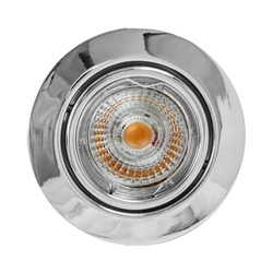 Ledsdream Round Lampa Sufitowa Incl.1xLED GU10 5W Chrom 2601128