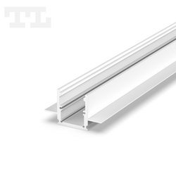 Profil LED P25-2 100cm podtynkowy szer. 14mm |biały