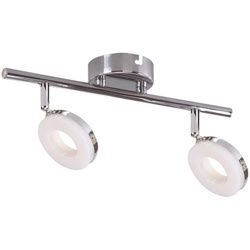 Lampa sufitowa THEMA listwa, 2x5W LED, chrom, barwa ciepła 3000K, 92-60778