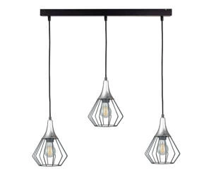 Lampa wisząca 3xE27 SELENE BLACK/SILVER