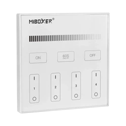 Panel naścienny CCT 4-strefowy MONO 230V | T1