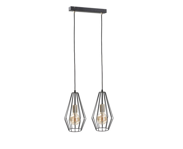 Lampa wisząca 2xE27 LEX GOLD