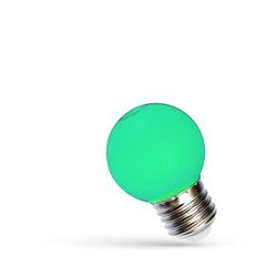 LED KULKA E-27 230V 1W GREEN SPECTRUM