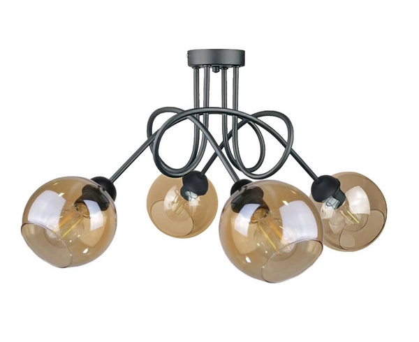 Lampa sufitowa 4xE27 VENUS BLACK