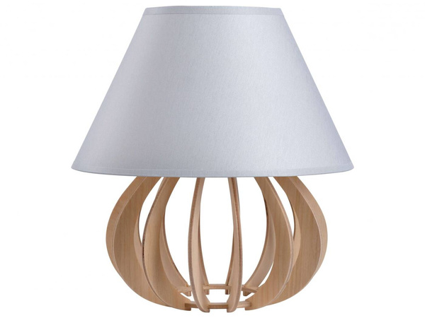 Lampka nocna 1xE27 NATURAL GREY  966