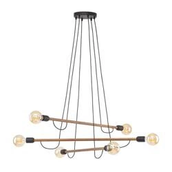 HELIX WOOD ORZECH LAMPA WISZĄCA 6 PŁ 4950