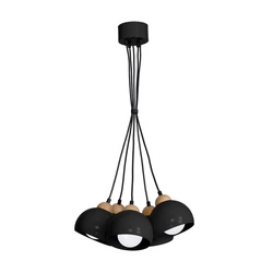 Lampa wisząca DAMA BLACK 5xE27