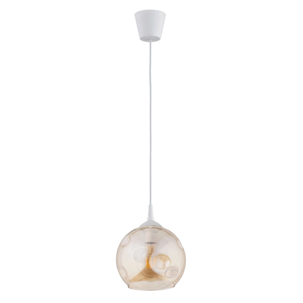 Lampa wisząca ALFA POLON BIAŁA 1xE27 20cm | 61295