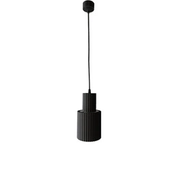 Lampa wisząca Tokio 1, duża, czarna, 1x60W E27