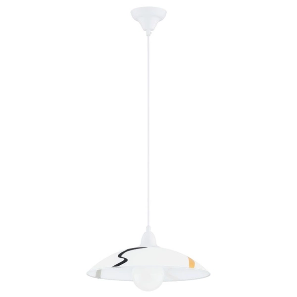 Lampa wisząca ALFA FLORES BIAŁA 1xE27 37cm | 61430