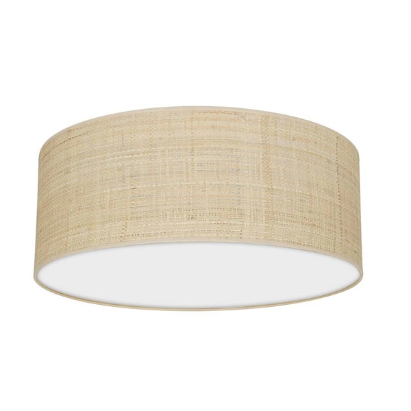 Lampa sufitowa MARSHALL, MLP7487, 40 cm, biały/rattan, 2x60W E27