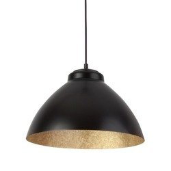 Lampa wisząca MILA czarno - złota 35cm