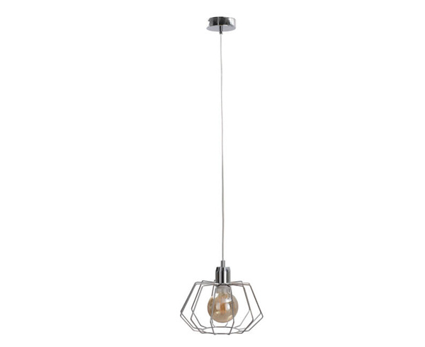 Lampa wisząca 1xE27 LUNA SILVER