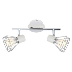 Lampa sufitowa VERVE listwa 92-61348 biały/chrom 2xE14