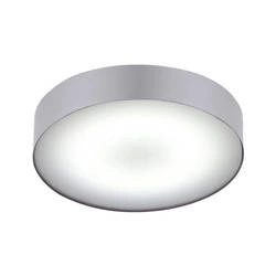 Plafon ARENA SILVER LED 40cm 18W barwa neutralna 4000K | srebrny 10183