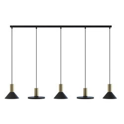 Lampa wisząca HERMANOS V wys. 130cm 5xGU10 | czarny 8032