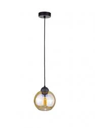 Lampa wisząca 1xE27 AMBRE BLACK