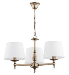 Żyrandol ALFA ROKSANA ZŁOTA 3x E14 64cm | 16074