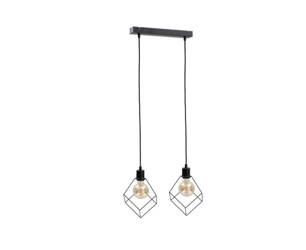 Lampa wisząca 2xE27 RUBEN BLACK