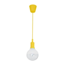 LAMPA WISZĄCA BUBBLE YELLOW 5W E14 LED