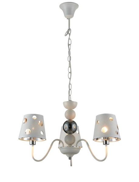 Lampa wisząca BATLEY LEDEA, 50203109, biała, 3x60W E14